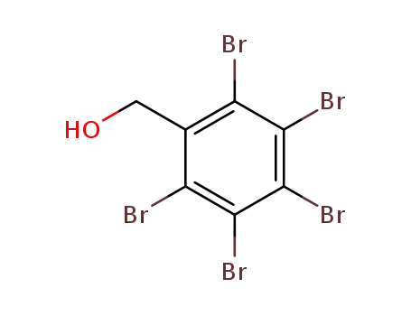 Molecular Structure of 79415-41-1 (2,3,4,5,6-PENTABROMOBENZYL ALCOHOL)