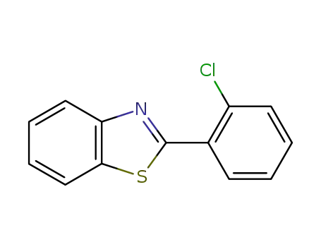 Molecular Structure of 6269-46-1 (2-(2-CHLOROPHENYL)-1,3-BENZOTHIAZOLE)
