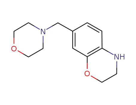 Molecular Structure of 333780-72-6 (7-(4-morpholinylmethyl)-3,4-dihydro-2H-1,4-benzoxazine)