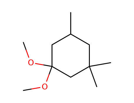 Molecular Structure of 67217-68-9 (Cyclohexane, 1,1-dimethoxy-3,3,5-trimethyl-)