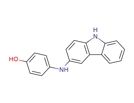 Molecular Structure of 86-72-6 (4-(3-CARBAZOLYLAMINO)PHENOL)