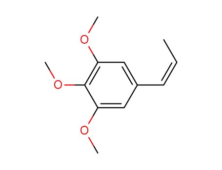 Molecular Structure of 5273-84-7 (1,2,3-trimethoxy-5-[(1E)-prop-1-en-1-yl]benzene)