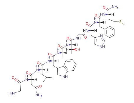 (2S)-2-[(2R)-2-[(2S)-2-{2-[(2S,3R)-2-[(2R)-2-[(2R)-2-[(2S)-2-[(2R)-2-(2-aminoacetamido)-3-(C-hydroxycarbonimidoyl)propanamido]-4-methylpentanamido]-3-(1H-indol-3-yl)propanamido]propanamido]-3-hydroxybutanamido]acetamido}-3-(1H-imidazol-4-yl)propanamido]-3-phenylpropanamido]-4-(methylsulfanyl)butanimidic acid