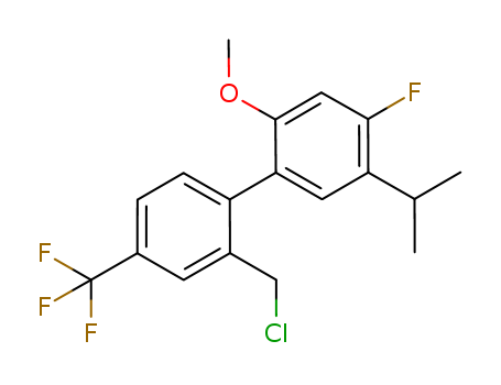 2'-(CHLOROMETHYL)-4-FLUORO-5-ISOPROPYL-2-METHOXY-4'-(TRIFLUOROMETHYL)-1,1'-BIPHENYL
