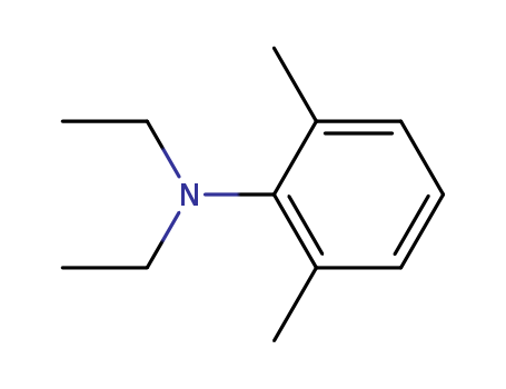 Molecular Structure of 3995-38-8 (Benzenamine, N,N-diethyl-2,6-dimethyl-)