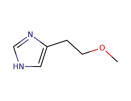 Molecular Structure of 30290-08-5 (4-(2′-methoxyethyl)imidazole)