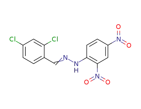 Molecular Structure of 316135-89-4 (N-(2,4-dinitrophenyl)-N'-(2',4'-dichlorobenzylidene)hydrazone)