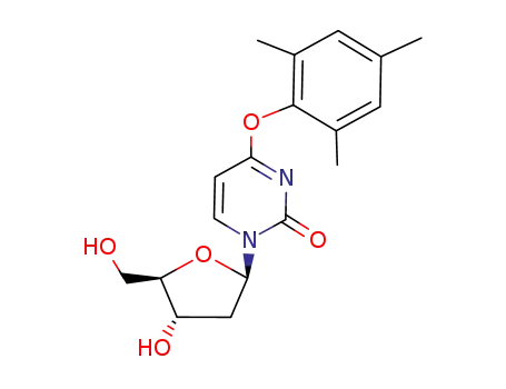 Molecular Structure of 130197-82-9 (4-O-(2,4,6-Trimethylphenyl)-2'-deoxyuridine)