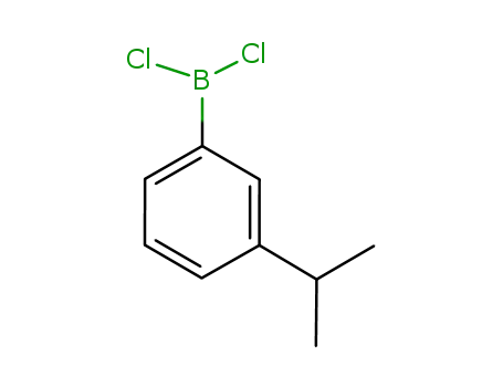 Molecular Structure of 76782-87-1 (m-Dichlor(isopropylphenyl)boran)