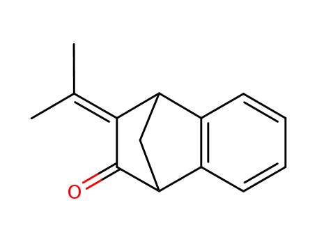 Molecular Structure of 52708-21-1 (1,4-Methanonaphthalen-2(1H)-one, 3,4-dihydro-3-(1-methylethylidene)-)