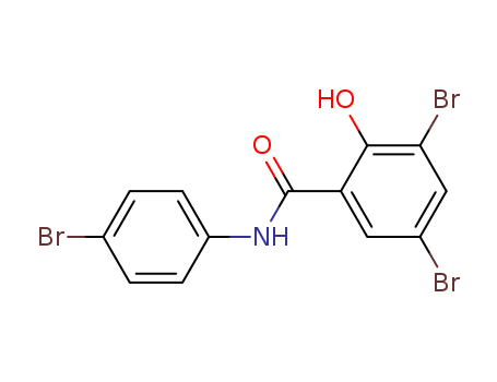 Benzamide,3,5-dibromo-N-(4-bromophenyl)-2-hydroxy-(87-10-5)