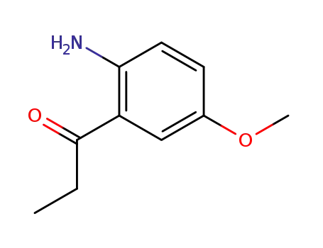 Molecular Structure of 60997-56-0 (1-Propanone, 1-(2-amino-5-methoxyphenyl)-)