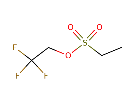 Molecular Structure of 127649-10-9 (1-(2,2,2-trifluoroethoxysulfonyl)ethane)