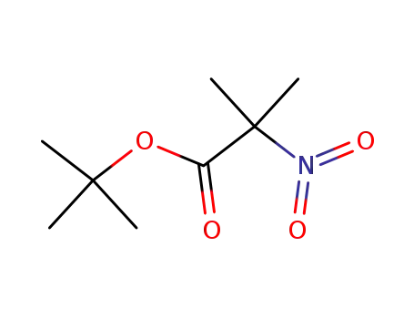 Molecular Structure of 99969-78-5 (α-Nitroisobuttersaeure-tert-butylester)