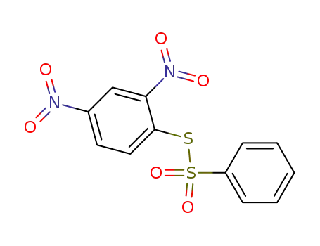 Molecular Structure of 24040-12-8 (2,4-dinitrophenyl benzenethiosulfonate)