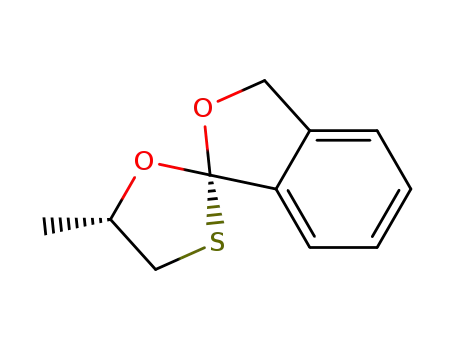 Molecular Structure of 807366-12-7 (Spiro[isobenzofuran-1(3H),2-[1,3]oxathiolane], 5-methyl-, (1R,5S)- (9CI))