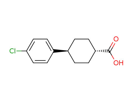 Molecular Structure of 49708-81-8 (4-(4-Chlorophenyl)cyclohexanecarboxylic acid)