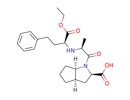 Molecular Structure of 129939-63-5 ((2R,3aR,6aR)-Ramipril)