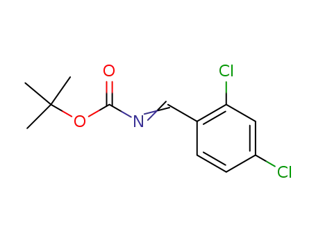 Molecular Structure of 163226-26-4 (tert-butyl 2,4-dichlorobenzylidenecarbamate)