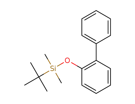 Molecular Structure of 188646-07-3 (([1,1′-biphenyl]-2-yloxy)(tert-butyl)dimethylsilane)