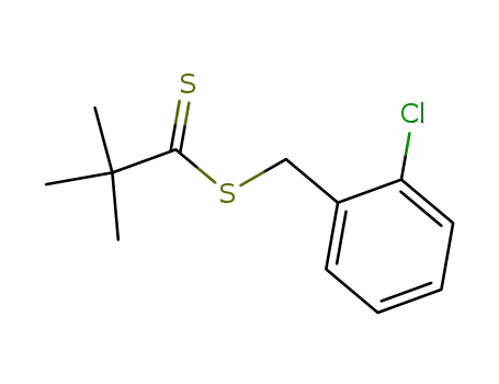 Molecular Structure of 137092-29-6 (Dithiopivalinsaeure-2-chlorbenzylester)