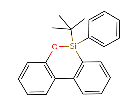 Molecular Structure of 1178513-84-2 (6-tert-butyl-6-phenyl-6H-dibenzo[c,e][1,2]oxasiline)