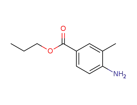 Benzoic acid, 4-amino-3-methyl-, propyl ester (9CI)