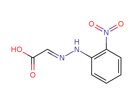 Molecular Structure of 63014-17-5 (Acetic acid, [(2-nitrophenyl)hydrazono]-)