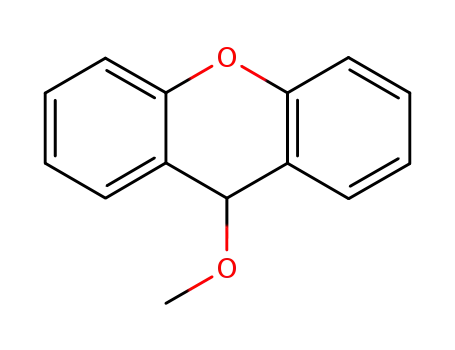 Molecular Structure of 18939-90-7 (9H-Xanthene, 9-methoxy-)