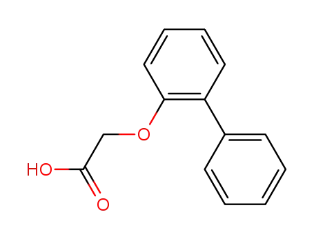 Molecular Structure of 5348-75-4 ((BIPHENYL-2-YLOXY)-ACETIC ACID)