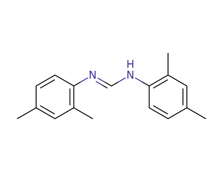 Molecular Structure of 16596-04-6 (N,N'-Bis(2,4-dimethylphenyl)formamidine)