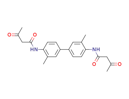 Molecular Structure of 91-96-3 (N,N'-(3,3'-Dimethyl-4,4'-biphenyldiyl)bis(3-oxobutanamide))