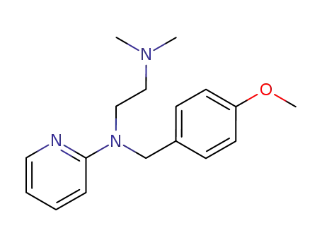 Molecular Structure of 91-84-9 (PYRILAMINE)