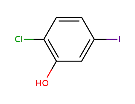 Molecular Structure of 289039-26-5 (Phenol,2-chloro-5-iodo-)