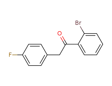 Molecular Structure of 36282-29-8 (2'-BROMO-2-(4-FLUOROPHENYL)ACETOPHENONE)