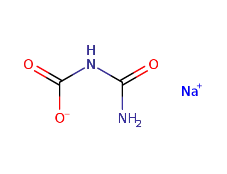Molecular Structure of 26597-39-7 (sodium allophanate)
