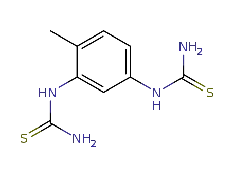 Molecular Structure of 1519-71-7 (1,1'-(4-Methyl-1,3-phenylene)bisthiourea)