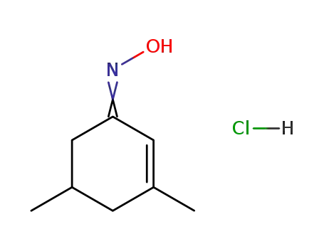 Molecular Structure of 67389-75-7 (2-Cyclohexen-1-one, 3,5-dimethyl-, oxime, hydrochloride)