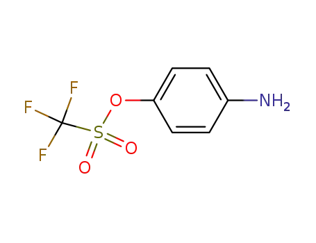 Molecular Structure of 32578-29-3 (Methanesulfonic acid, trifluoro-, 4-aminophenyl ester)