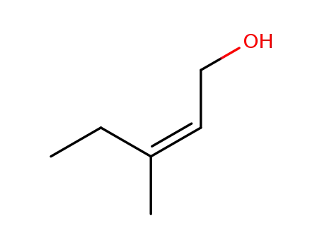 Molecular Structure of 30804-75-2 (2-Penten-1-ol, 3-methyl-, (Z)-)