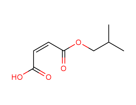 925-05-3,isobutyl hydrogen maleate,2-Butenedioicacid (2Z)-, mono(2-methylpropyl) ester (9CI); 2-Butenedioic acid (Z)-,mono(2-methylpropyl) ester; Maleic acid, isobutyl ester (6CI,7CI); Maleic acid,monoisobutyl ester (8CI); 2-Methylpropyl maleate; Monoisobutyl maleate