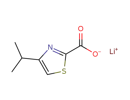 Molecular Structure of 1108658-73-6 (4-isopropylthiazole-2-carboxylic acid)