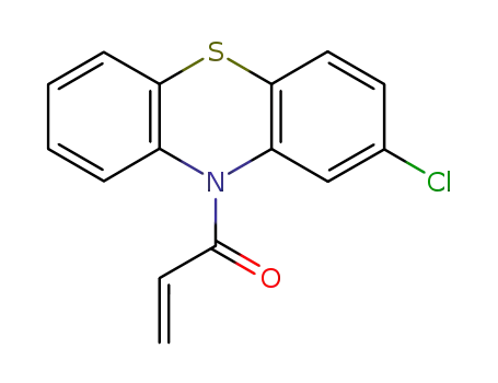 Molecular Structure of 24519-79-7 (10H-Phenothiazine, 2-chloro-10-(1-oxo-2-propenyl)-)