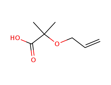 Molecular Structure of 17859-93-7 (2-allyloxy-2-methylpropanoic acid)