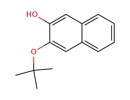 Molecular Structure of 33933-59-4 (3-tert-butoxy-2-hydroxynaphthalene)