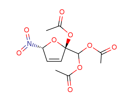 [2-(acetyloxy)-5-nitro-2,5-dihydrofuran-2-yl]methanediyl diacetate