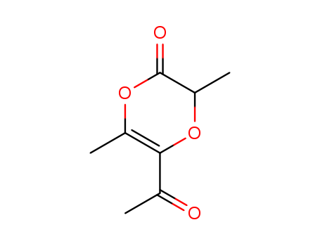 1,4-DIOXIN-2(3H)-ONE,5-ACETYL-3,6-DIMETHYL-CAS