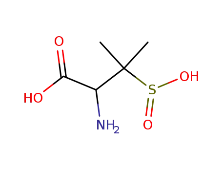 Molecular Structure of 98462-04-5 (3-Sulfino-DL-valine)