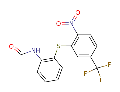 N-[2-[2-nitro-5-(trifluoromethyl)phenyl]sulfanylphenyl]formamide
