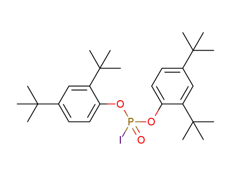Molecular Structure of 1307246-46-3 (bis(2,4-di(tert-butyl)phenyl)phosphoroiodidate)